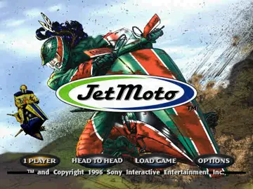 Jet Moto (US) screen shot title